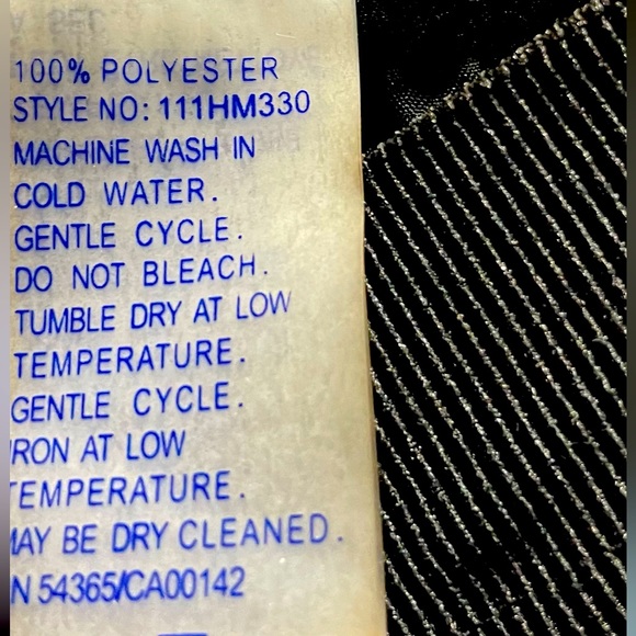 Women’s Blue snake skin pattern Skirt size Large 18Wx36L 100% polyester - Picture 6 of 6